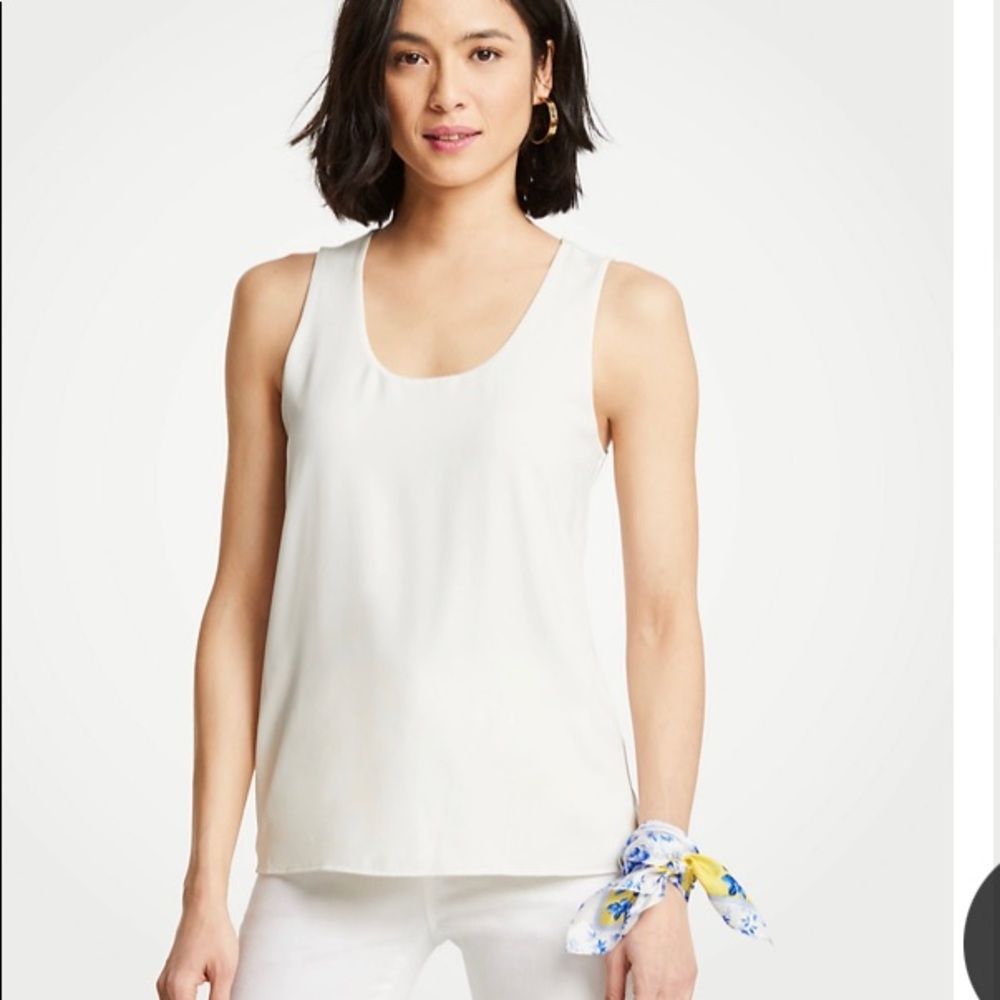 Ann Tylor white top tank